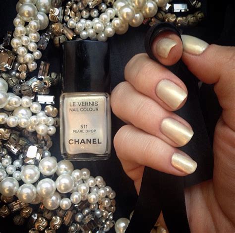 chanel lovely beige nail polish|chanel pearl drop nail polish.